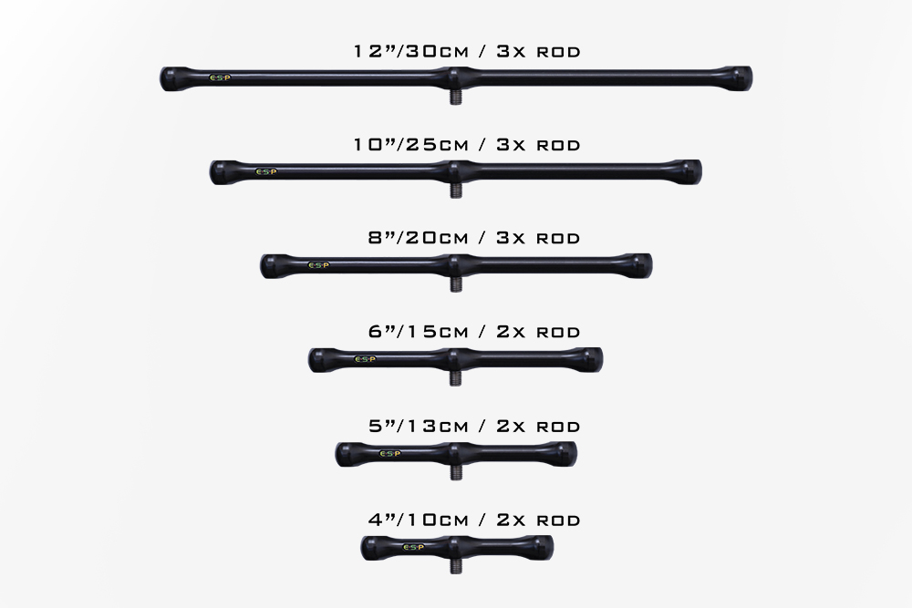 E.S.P 3 Rod Buzz Bars 12 inch - Baileys of Warwick Fishing Tackle Shop