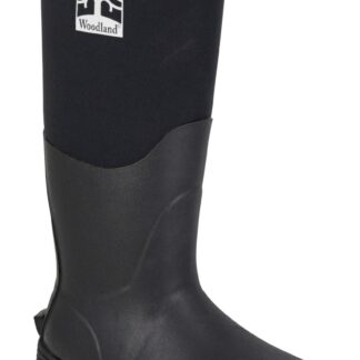 Woodland Black Rubber/Neoprene Unisex Mucker Boot